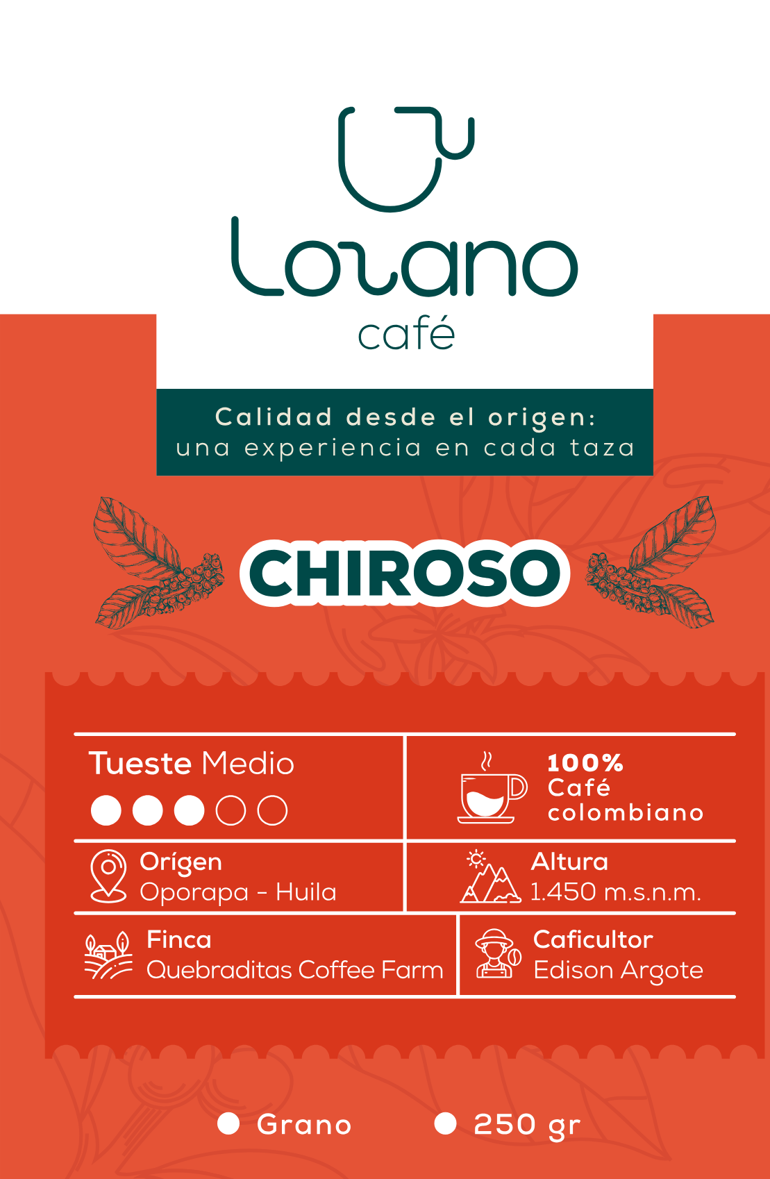 Exótico - Lozano Café - Chiroso